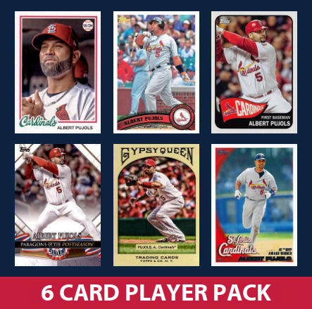 Albert Pujols St Louis Cardinals 6 Card Legend Pack Topps Bowman 2025 2024 2023