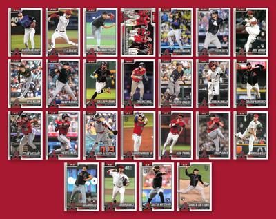 2026 Topps Series 1 & 2 Baseball Team Set 25 Cards Arizona Diamondbacks Carroll Marte