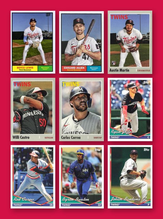 Minnesota Twins 2024 Topps Archives team set - all base cards