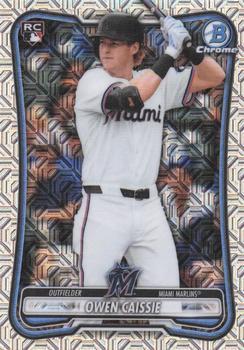 2026 Bowman Mega Box Mojo Refractor Owen Caissie #62