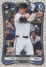2026 Bowman Mega Box Mojo Refractor Owen Caissie #62