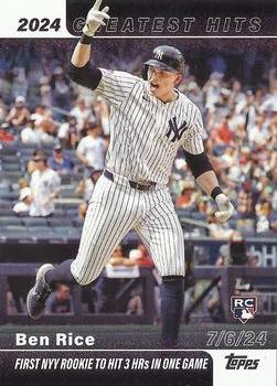2025 Topps Series 1 2024 Greatest Hits Ben Rice #GH-2