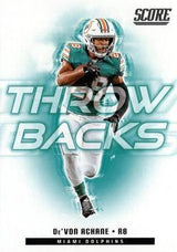 2025 Score Throwbacks De’Von Achane #9
