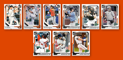2026 Donruss Baseball Team Set 9 Cards Baltimore Orioles Ripken Bradfield
