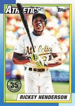 2025 Topps Series 1 1990 Topps Baseball Rickey Henderson #T90-46