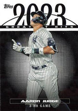 2024 Topps Series 1 2023 Greatest Hits Aaron Judge #23GH-2