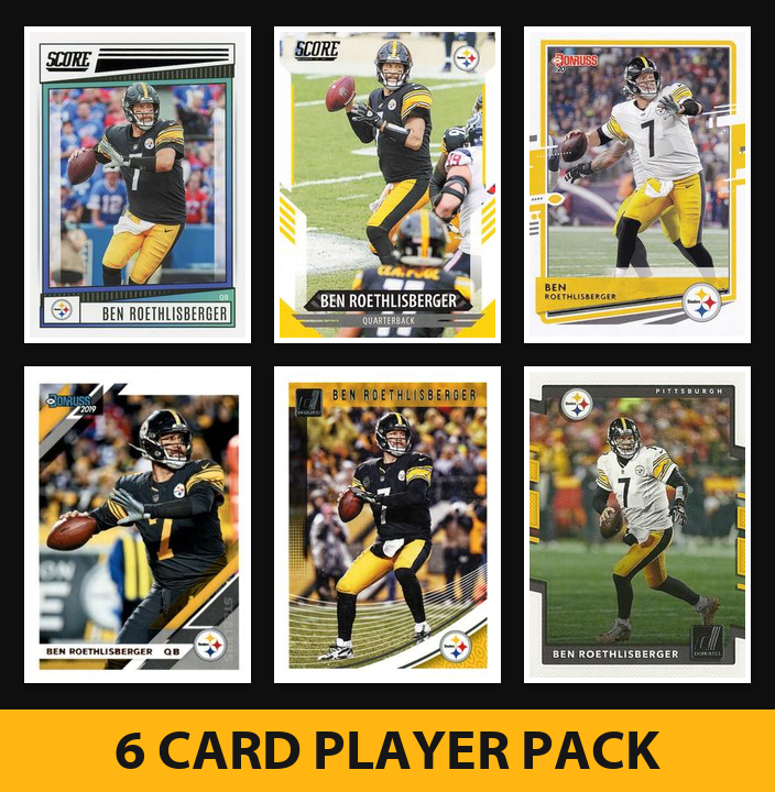 Ben Roethlisberger Pittsburgh Steelers Football Fan Bundle - 2026 Topps Team Set + 6 Card Legend Pack
