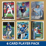 Bobby Witt Jr Kansas City Royals 6 Card Player Pack 2026 2025 2024 Topps Bowman
