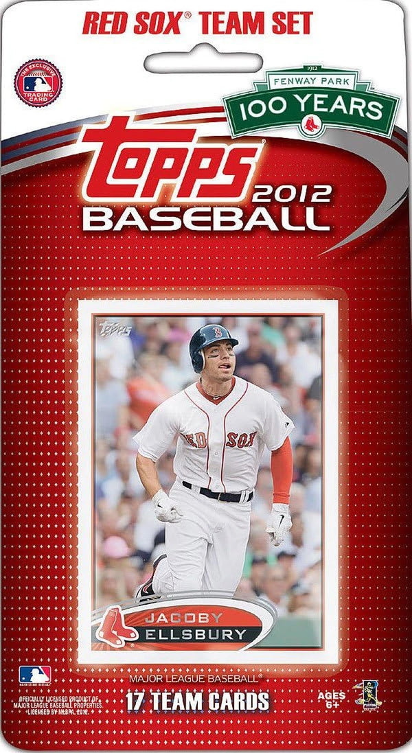 2012 Topps Boston Red Sox Factory Sealed Team Set David Ortiz Youkilis Fenway Park