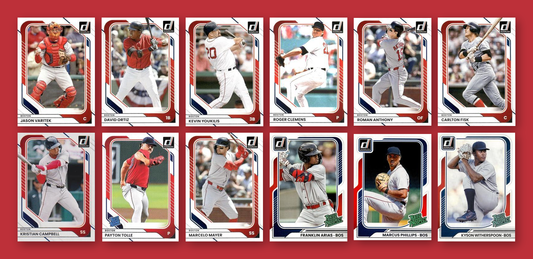 2026 Donruss Baseball Team Set 12 Cards Boston Red Sox Anthony Ortiz