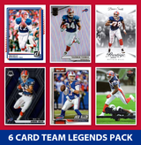 Buffalo Bills 6 Card Legends Pack Donruss Topps Panini Jim Kelly Josh Allen Reed