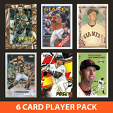Buster Posey San Francisco Giants 6 Card Legend Pack 2025 2024 2023 2022 Topps Bowman