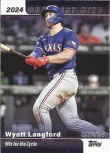 2025 Topps Series 1 2024 Greatest Hits Wyatt Langford #GH-27