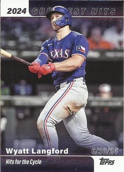2025 Topps Series 1 2024 Greatest Hits Wyatt Langford #GH-27