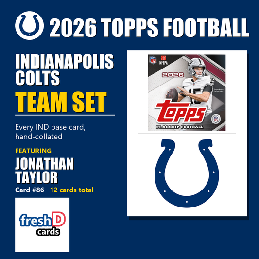 Indianapolis Colts 2026 Topps Football team set