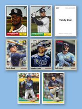 2024 Topps Archives Team Set Tampa Bay Rays Junior Caminero Shane McClanahan 1961 1970 1994
