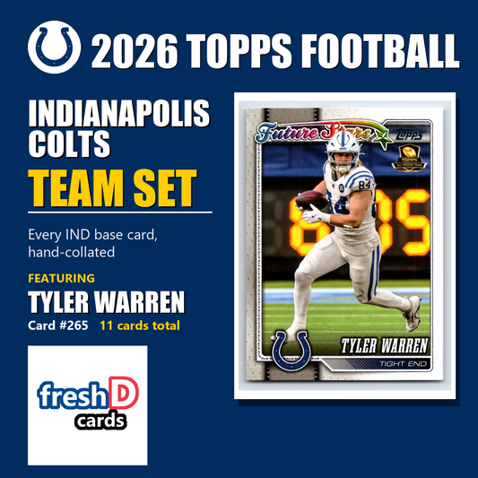 Indianapolis Colts 2026 Topps Football team set