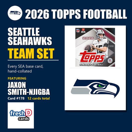 Seattle Seahawks 2026 Topps Football team set