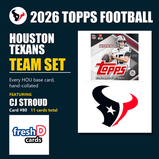 Houston Texans 2026 Topps Football team set