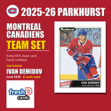 Montreal Canadiens - Ivan Demidov (RC) & Cole Caufield - 2025-26 Parkhurst Hockey (8-Card Team Set)