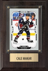 Cale Makar Colorado Avalanche Fan Gift Plaque 4x6 1 Card Upper Deck, Parkhurst, O-Pee-Chee, Topps 2024 2025 2026
