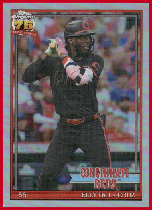 2026 Topps Chrome 1991 Topps Elly De La Cruz #91CB-7