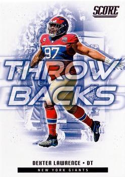 2025 Score Throwbacks Dexter Lawrence #16