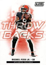 2025 Score Throwbacks Michael Penix Jr. #13