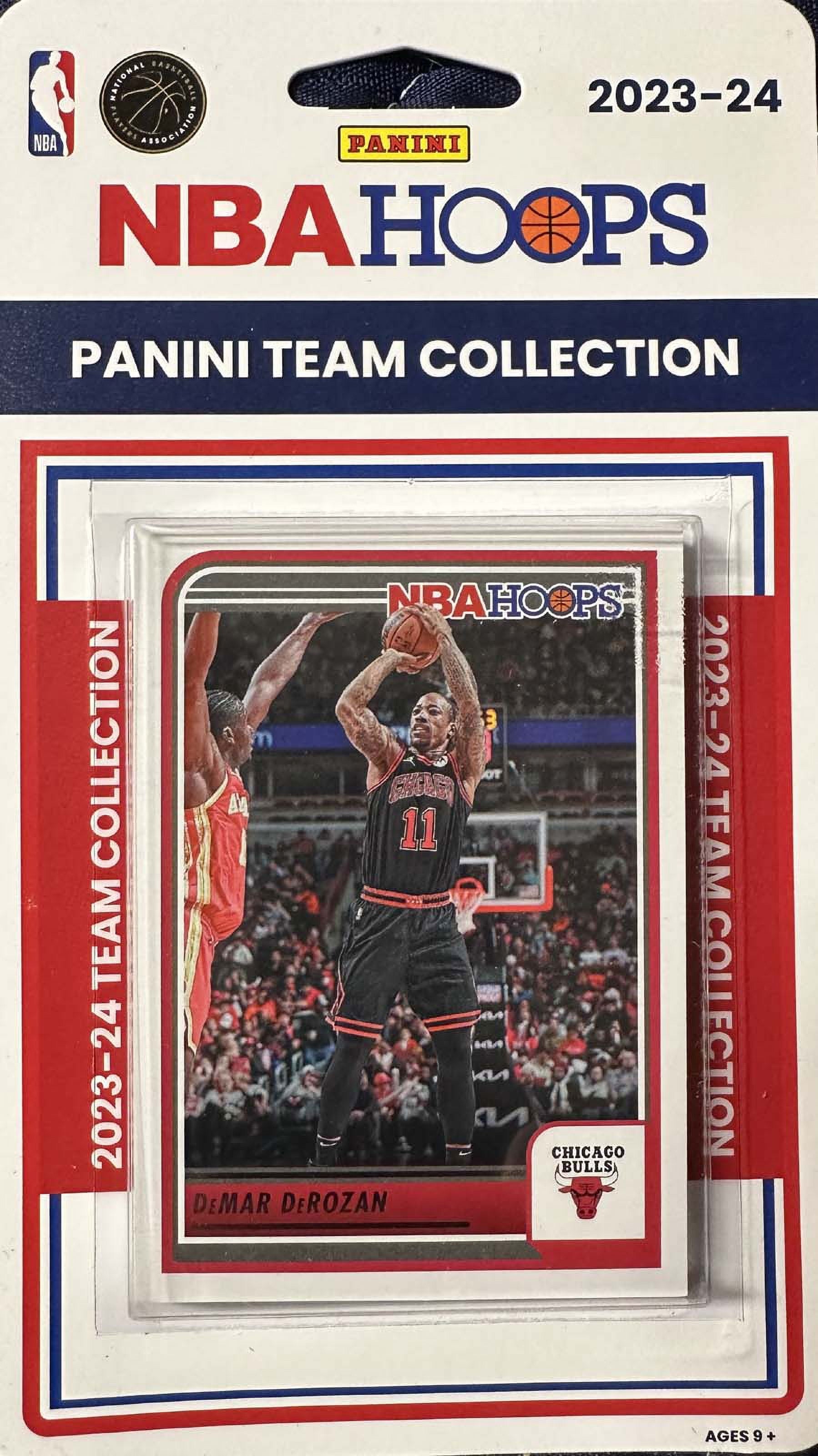 Chicago Bulls 2023 2024 Hoops Factory Sealed 8 Card Team Set Zach Lavine plaque