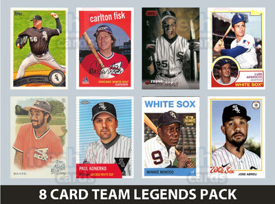 Chicago White Sox 8 Card Legends Pack 2023 Topps Bowman Frank Thomas Fisk plaque