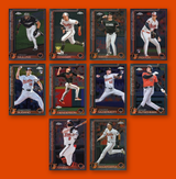 2025 Topps Chrome Baseball Team Set 10 Cards Baltimore Orioles Gunnar Henderson Mayo RC