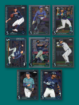 2025 Topps Chrome Baseball Team Set 8 Seattle Mariners Julio Rodriguez Arozarena