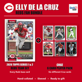 Elly De La Cruz Cincinnati Reds Baseball Fan Bundle - 2026 Topps Series 1 & 2 Team Set + 6 Card Player Pack