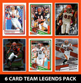 Cincinnati Bengals 6 Card Legends Pack Donruss Topps Panini Esiason Munoz