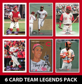 Cincinnati Reds 6 Card Legends Pack 2024 2023 Topps Bowman Votto Bench Larkin