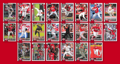 2026 Topps Series 1 & 2 Baseball Team Set 22 Cards Cincinnati Reds Cruz Greene