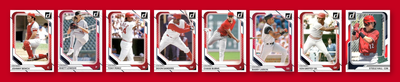 2026 Donruss Baseball Team Set 8 Cards Cincinnati Reds Bench Burns