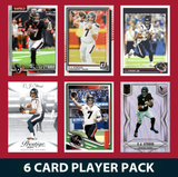 CJ Stroud 6 Card Player Pack  2024 2025 Donruss Panini Score Houston Texans