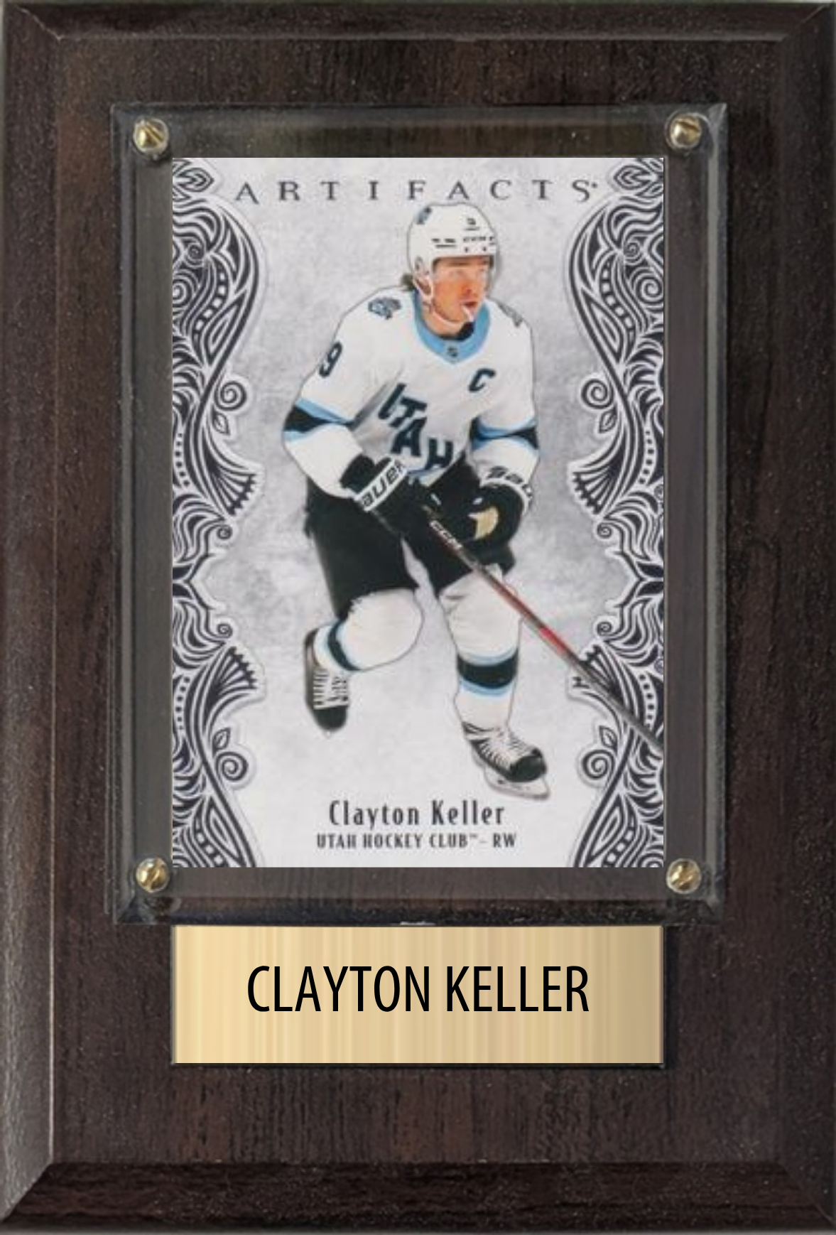 Clayton Keller Utah Hockey Club plaque