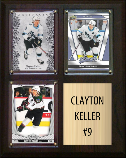 Clayton Keller Utah Hockey Club plaque