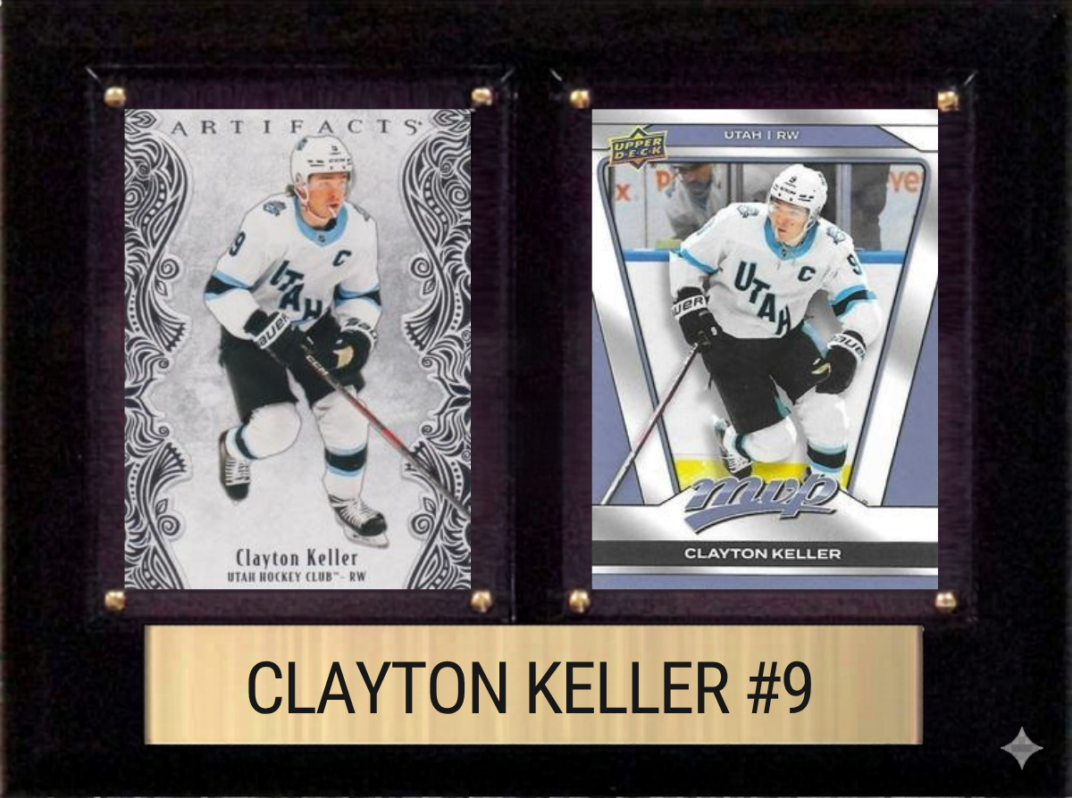 Clayton Keller Utah Hockey Club plaque