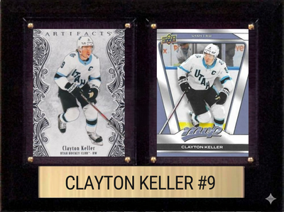 Clayton Keller Utah Hockey Club plaque