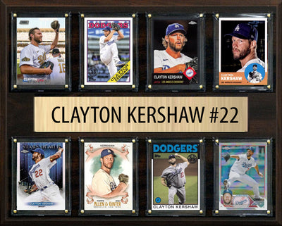 Clayton  Kershaw 8 Card plaque