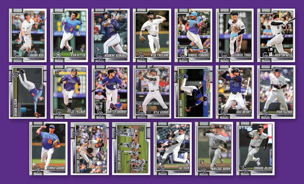 2026 Topps Series 1 & 2 Baseball Team Set 20 Cards Colorado Rockies Bryant Tovar