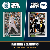 2026 Topps Seattle Mariners & Seahawks Team Set Combo - Baseball + Football 2-Sport Bundle - Randy Arozarena & Jaxon Smith-Njigba