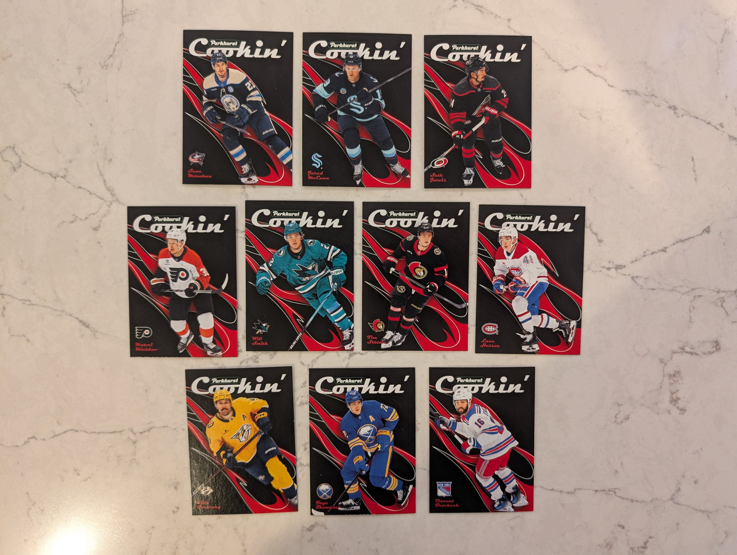 2025-26 Parkhurst Cookin' starter set - 10 cards