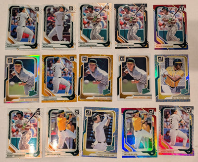 2026 Donruss Optic athletics parallel lot