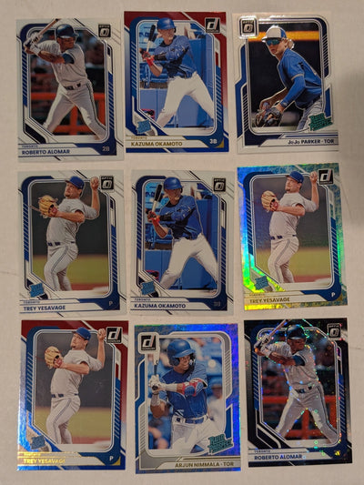 2026 Donruss Optic bluejays parallel lot