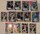 2026 Donruss Optic Seattle Mariners Parallel Lot 13 Cards - Ken Griffey Jr., Randy Johnson, Felix Hernandez - Optic & Foil Parallels