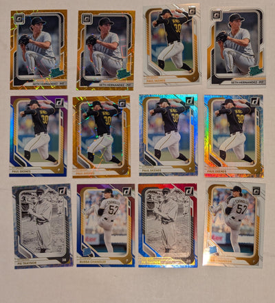 2026 Donruss Optic pirates parallel lot
